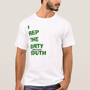 Camiseta I representante el sur sucio [verde]