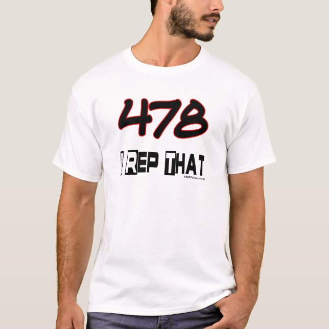 Camiseta I representante ese código de área 478 (Anverso)
