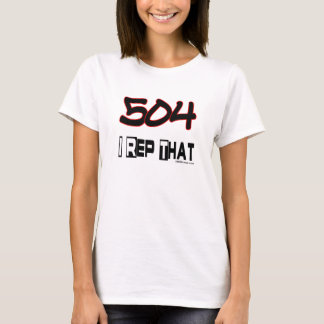Camiseta I representante ese código de área 504