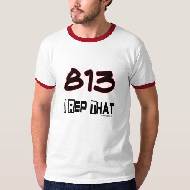 Camiseta I representante ese código de área 813 (Anverso)