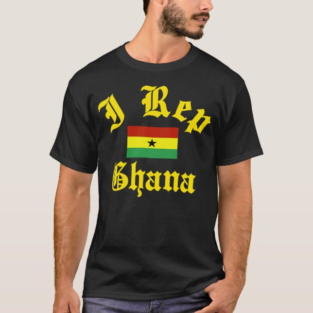 Camiseta I representante Ghana (Anverso)