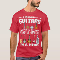 I Rescue Guitars Guitar Hoarder Guitar Collector G
