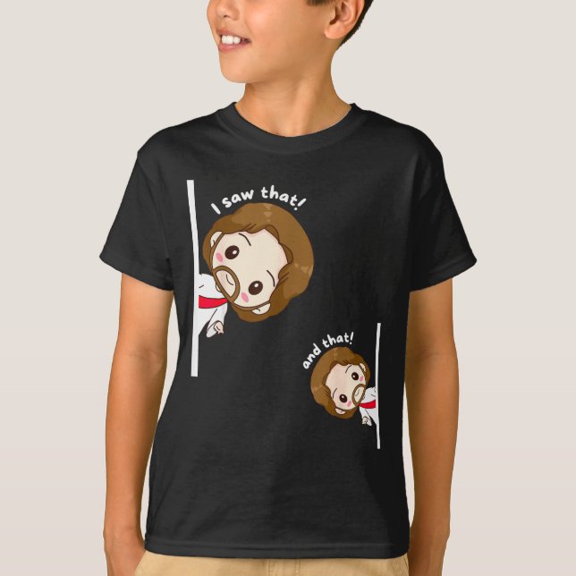 Camiseta I Saw That Karma Jesus Funny Saying Quote Meme Bib (Anverso)