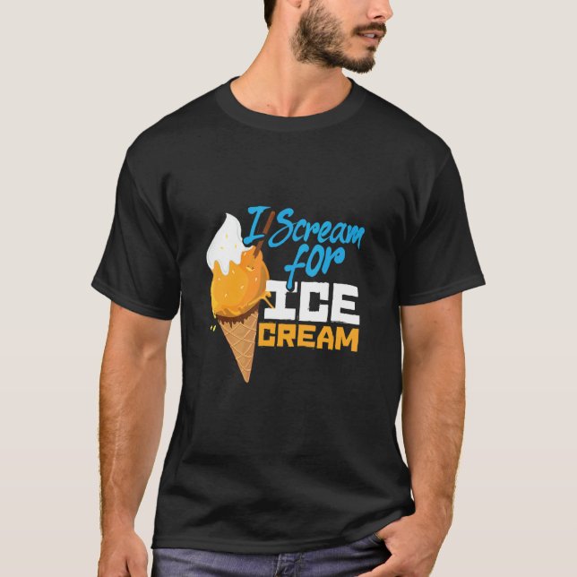 Camiseta I Scream For Ice Cream (Anverso)