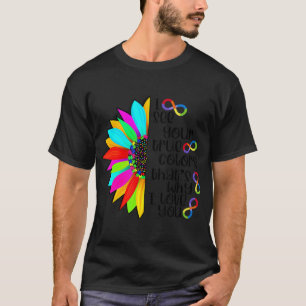 Camiseta I See Your True Color Infinity Rainbow Neurodivers