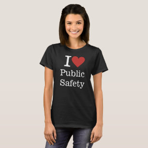 Camiseta I ❤️ Seguridad Pública (Personal Del Ayuntamiento)