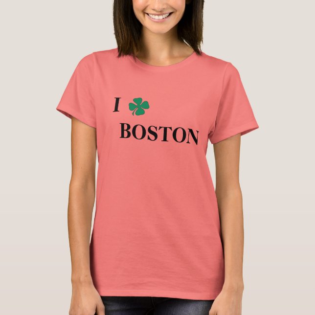 CAMISETA I SHAMROCK BOSTON (Anverso)