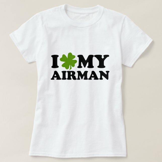 Camiseta I (shamrock) My Airman (Diseño del anverso)