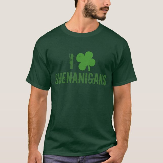 Camiseta I Shenanigans del amor del trébol (Anverso)