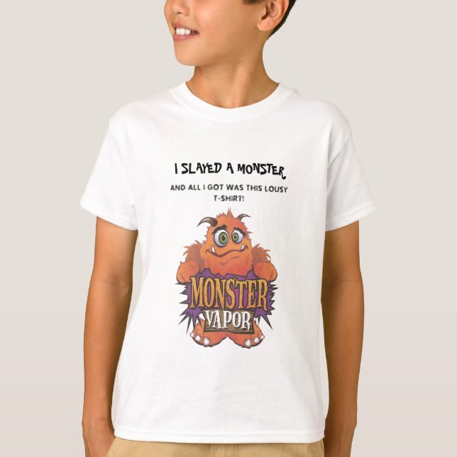 CAMISETA I SLAYED UN MONSTRUO, Y TODO LO QUE CONSEGUÍ (Anverso)