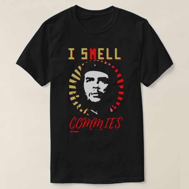 camiseta "I SMEL COMMIES" (Diseño del anverso)
