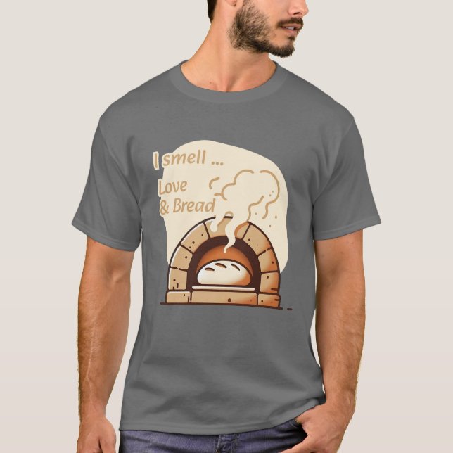 Camiseta I smell Love & Bread (Anverso)