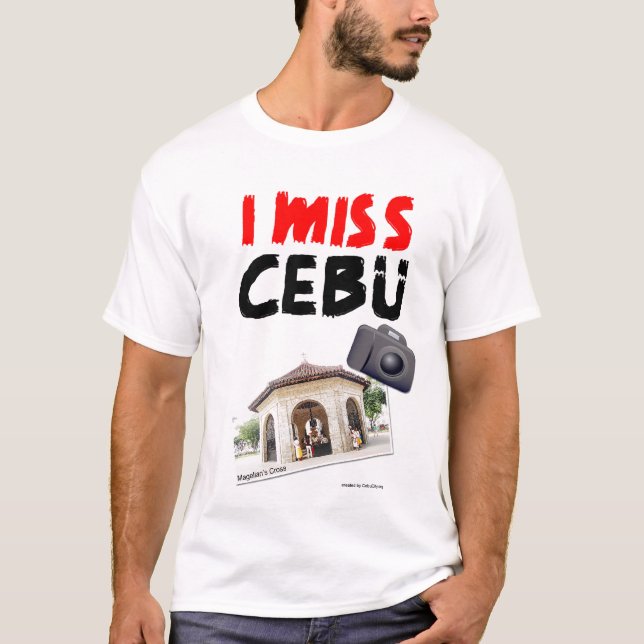 Camiseta I Srta. Cebú (la cruz de Magellan) (Anverso)