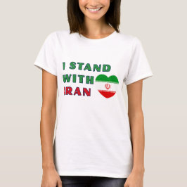 Camiseta I stand with Iran T-Shirt