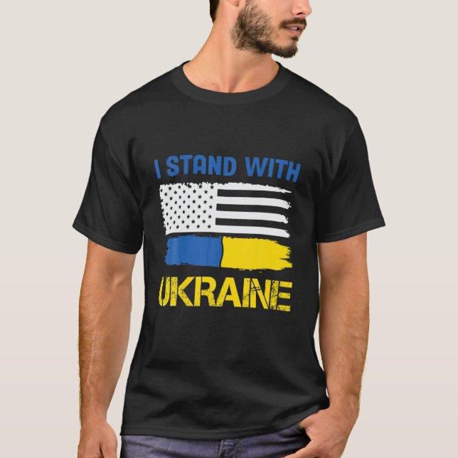 Camiseta I Stand With Ukraine (Anverso)