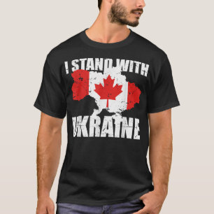 Camiseta I Stand With Ukraine Canada Support Ukrainian Stro