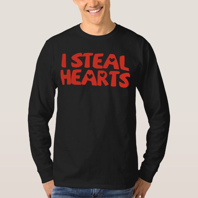 Camiseta I Steal Hearts Baby Boy Valentines Day Toddler  1 (Anverso)