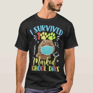 Camiseta I Survived 100 Days Of Masked School Day Cute Pood