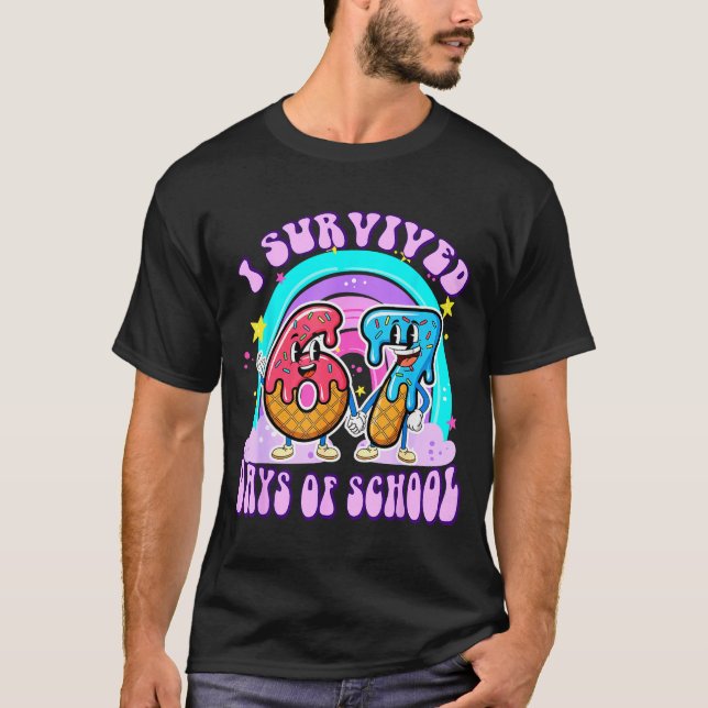 Camiseta I Survived 67 Days Of School Funny 67 Teachers Stu (Anverso)