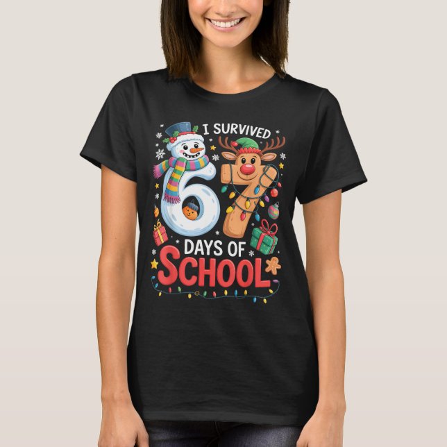Camiseta I Survived 67 Days Of School Funny Meme Six Seven  (Anverso)