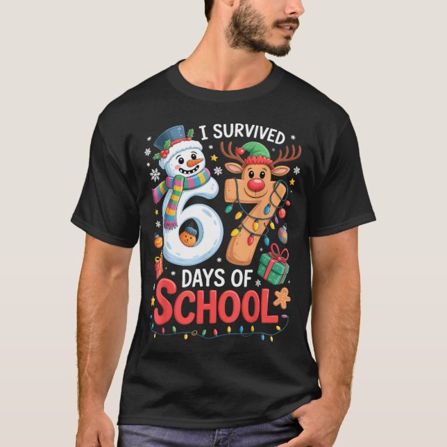 Camiseta I Survived 67 Days Of School Funny Meme Six Seven  (Anverso)