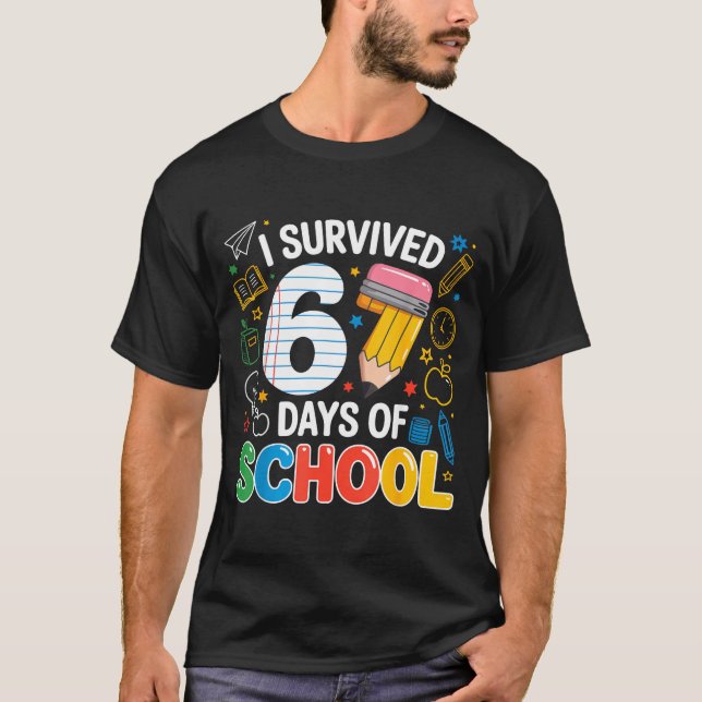 Camiseta I Survived 67 Days Of School Funny Meme Teacher St (Anverso)
