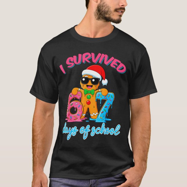 Camiseta I Survived 67 Days Of School Funny Six Seven 67 Gi (Anverso)