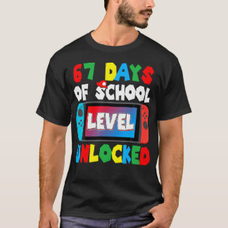 Camiseta I Survived 67 Days Of School Gamer 67 Days Student