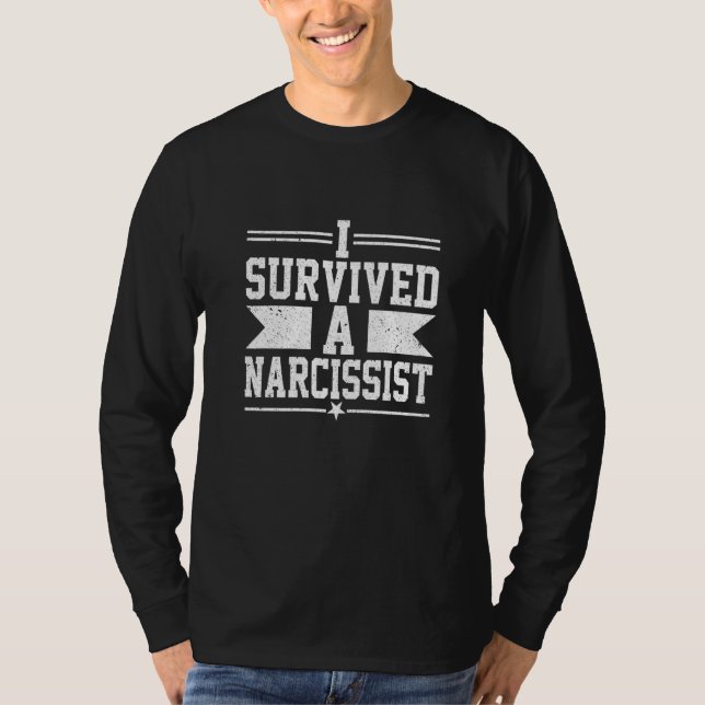 Camiseta I Survived A Narcissist  Divorced Divorce Men Wome (Anverso)