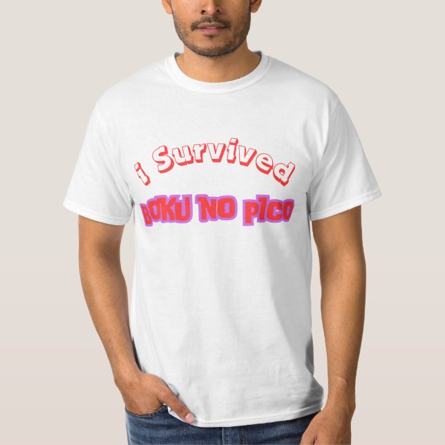 Camiseta I survived Boku no Pico (Anverso)