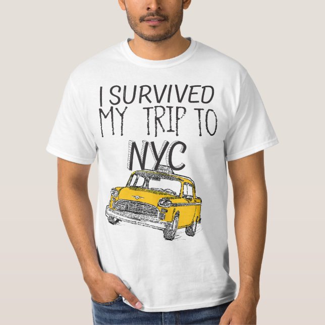 Camiseta I Survived My Trip To NYC  (Anverso)