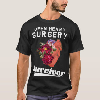 Camiseta I Survived Open Heart Surgery shirt Heart Attack