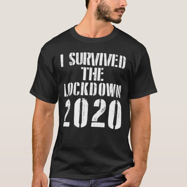 Camiseta I Survived The Lockdown 2020 On The World Apocalyp (Anverso)