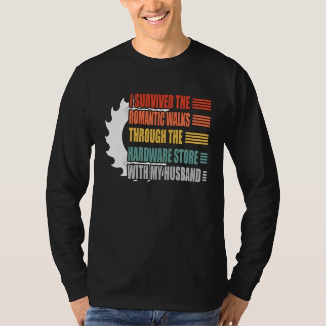 Camiseta I survivied the Romantic walks through the hardwar (Anverso)