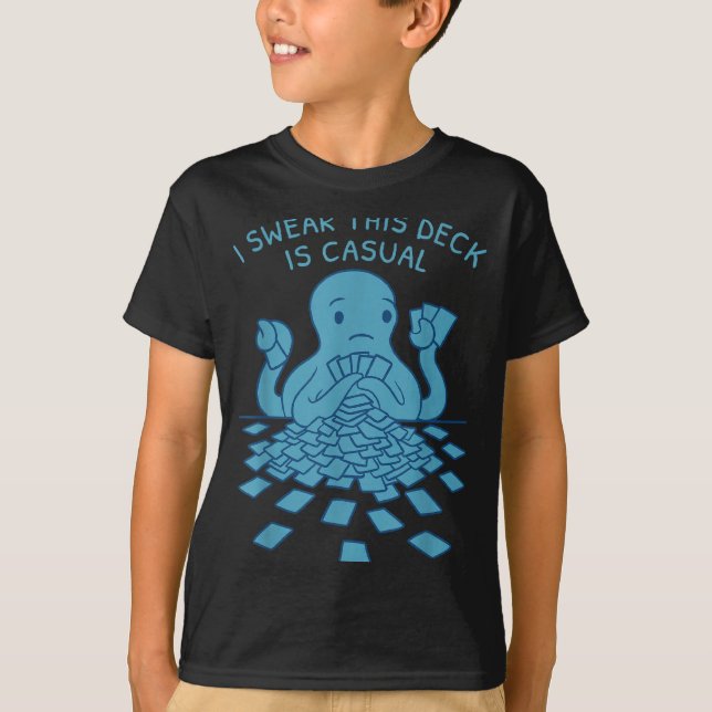 Camiseta I Swear This Deck Is Casual Funny Tabletop Gamer Q (Anverso)
