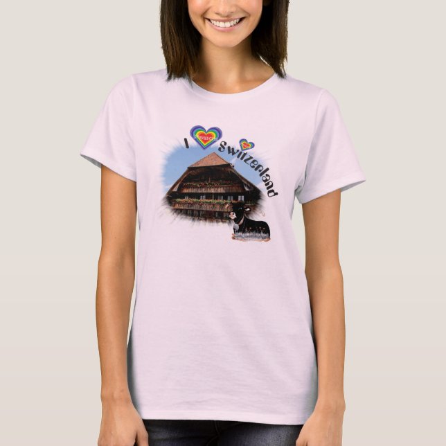 Camiseta I Switzerland love (Anverso)