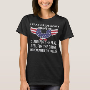 Camiseta I take pride in my country Veteran Patriot America