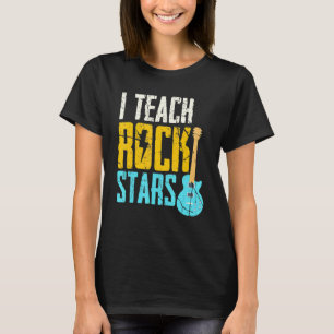Camiseta I Teach Rockstars Band Orchestra Teacher