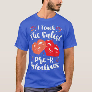 Camiseta I Teach the Cutest Pre K Valentines Women Men Teac