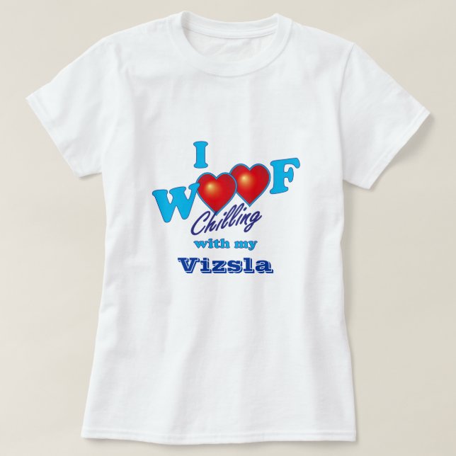 Camiseta I tejido Vizsla (Diseño del anverso)