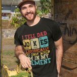 Camiseta I Tell Dad Jokes Periodically – Funny Science Dad<br><div class="desc">For the science-loving dad who can't resist a good dad joke,  this "I TELL DAD JOKES PERIODICALLY" T-shirt is a must-have! Featuring a clever periodic table design,  this tee is perfect for new dads,  science teachers,  chemists,  and pun enthusiasts.</div>