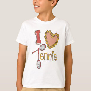 Camiseta I tenis del corazón