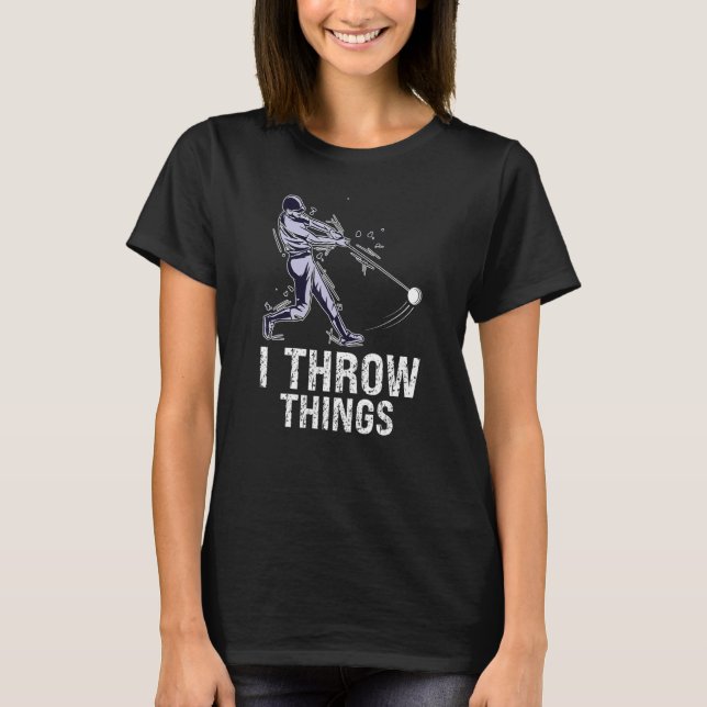 Camiseta I Throw Things Design For Hammer Thrower (Anverso)