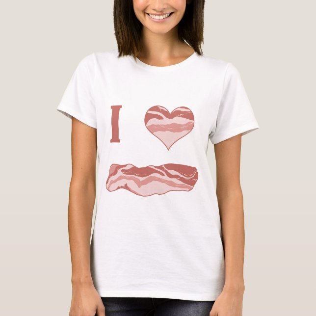 Camiseta I tocino del corazón (Anverso)