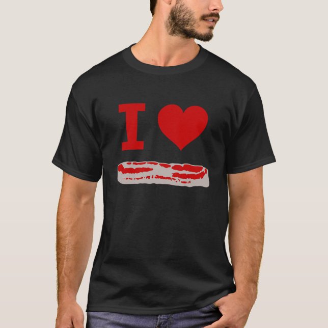 Camiseta I tocino del corazón (Anverso)