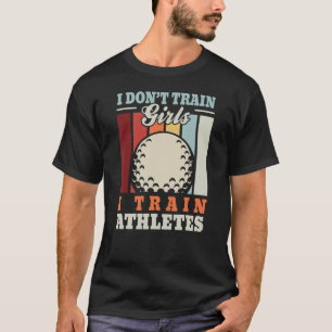 Camiseta I train athletes u2013 golf trainer golfer golf co