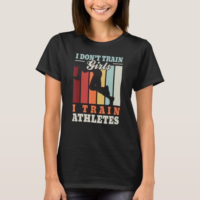 Camiseta I train athletes u2013 Marathon trainer marathoner (Anverso)