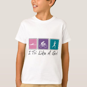 Camiseta i tri como un chica (Triathlete)