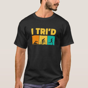 Camiseta I Triatlón de Natación en Ciclismo de Trípica