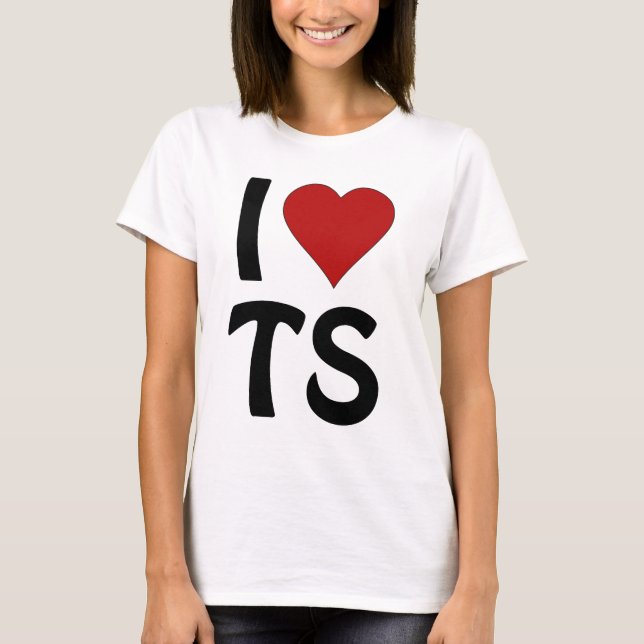 Camiseta I TS del corazón (Anverso)